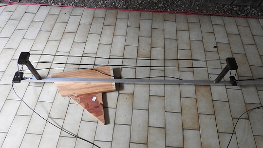 11 m Band Extended Double Zeppelin 'Zepp' (EDZ) MkII antenna centred at 27.500 MHz: Ladder line