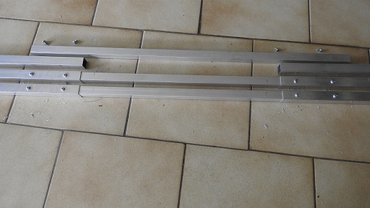 11 m Band Extended Double Zeppelin 'Zepp' (EDZ) MkII antenna centred at 27.500 MHz: Mast joins (middle section)