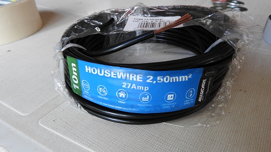 11 m Band Extended Double Zeppelin 'Zepp' (EDZ) MkII antenna centred at 27.500 MHz: Electrical wire