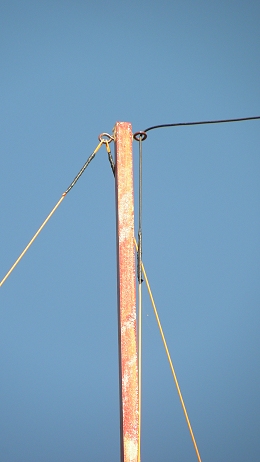 11 m Band Extended Double Zeppelin 'Zepp' (EDZ) antenna centred at 27.500 MHz: Rings