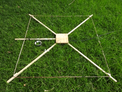 11 m Band Cobwebb antenna centred at 27.500 MHz: Ready to test