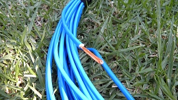 11 m Band Hentenna centred at 27.500 MHz: PVC insulated copper wire