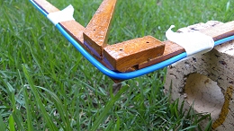 11 m Band Hentenna centred at 27.500 MHz: Corner slot