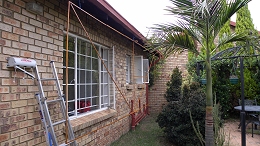 11 m Band Hentenna centred at 27.500 MHz: Hung to dry