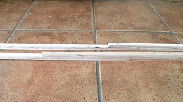 11 m Band Hentenna centred at 27.500 MHz: Laminated sections