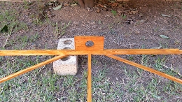 11 m Band Hentenna centred at 27.500 MHz: Mast mount