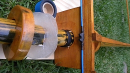 11 m Band Hentenna centred at 27.500 MHz: Mast rings