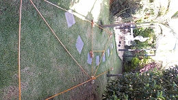 11 m Band Hentenna centred at 27.500 MHz: Painted