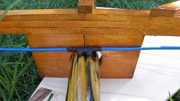 11 m Band Hentenna centred at 27.500 MHz: Terminal block taped