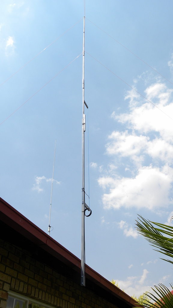 11 m Band J-Pole antenna centred at 27.500 MHz