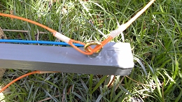 11 m Band J-Pole antenna centred at 27.500 MHz: Stay ring screws