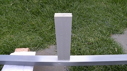 11 m Band J-Pole antenna centred at 27.500 MHz: Strut