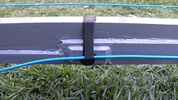 11 m Band J-Pole antenna centred at 27.500 MHz: Self amalgamating tape