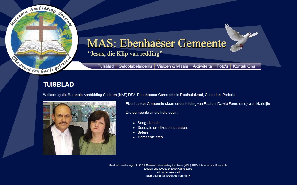 Maranata Worship Centre (MWC) RSA: Ebenhaeser Congregation