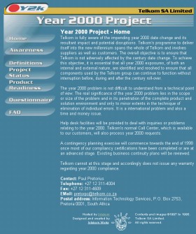 Telkom Y2k Project
